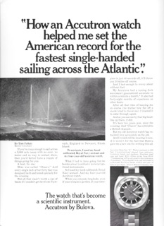 Click to the Bulova Accutron Commercial starring Tom Follet